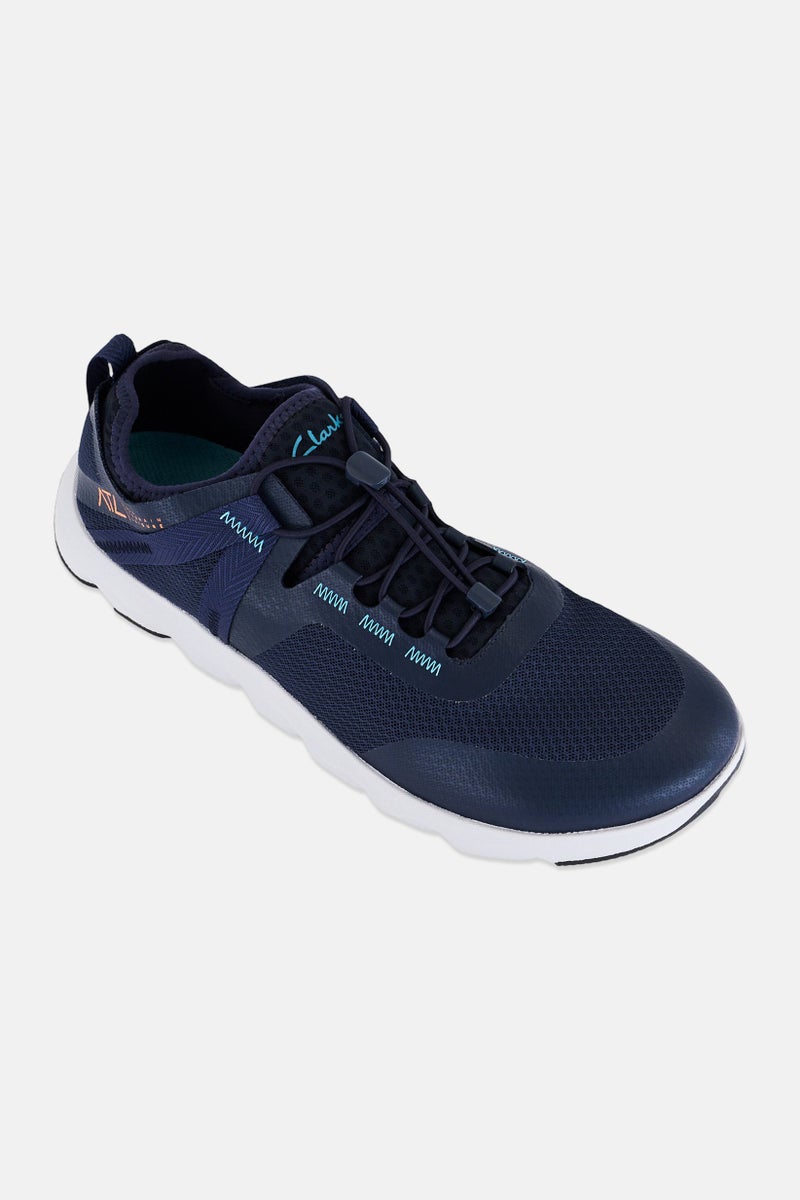 clarks Men Standard Atl Coast Rock Lace Up Casual Shoes, Navy - Image 1